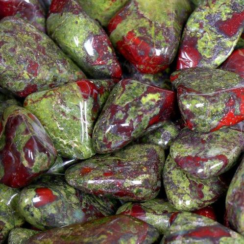 Pierres polies de Jasper Kalabamba Parcelle- 1 kg, Verzamelen, Dierenverzamelingen