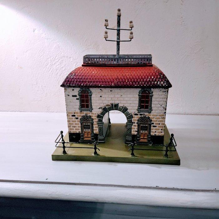 Märklin 0 - Modeltrein (1) - Spoorwegstation, Antiek en Kunst, Antiek | Speelgoed
