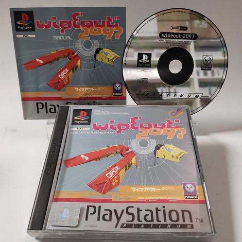WipeOut 2097 Platinum Playstation 1, Consoles de jeu & Jeux vidéo, Jeux | Sony PlayStation 1, Enlèvement ou Envoi