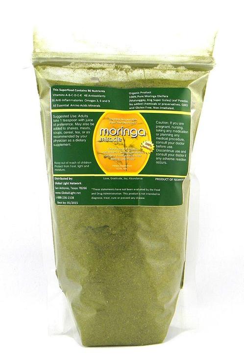 Moringa Bladpoeder gekweekt in vulkanische bodem - 227 gram, Boeken, Gezondheid, Dieet en Voeding, Nieuw, Ophalen of Verzenden