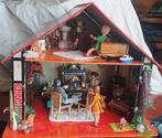 SIO  - Maison de poupées Vintage poppenhuis van Sio compleet, Antiek en Kunst, Antiek | Speelgoed