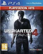 Uncharted 4: A Thiefs End (PS4) PEGI 16+ Adventure, Zo goed als nieuw, Verzenden