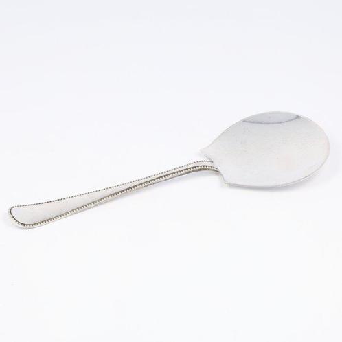 H. Hinne (Delft) Parelrand Petit-Four schep - Cuillère -, Antiek en Kunst, Antiek | Zilver en Goud