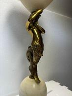 Statue, Frans Albasten Beeld: De Evenwicht - 58 cm -, Antiek en Kunst