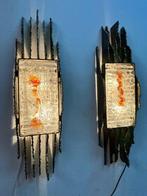 Wandlamp (2) - Brutalisme - Smeedijzer