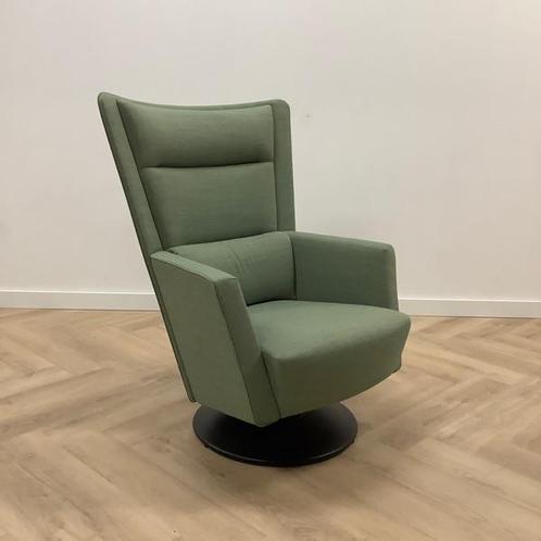 Kinnarps Apollo Relax fauteuil met draaiplateau, groen, Huis en Inrichting, Fauteuils, Gebruikt