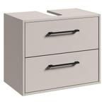 Wastafel Onderkast Florence 60 x 35 x 47 cm - Cashmere, Verzenden, Nieuw