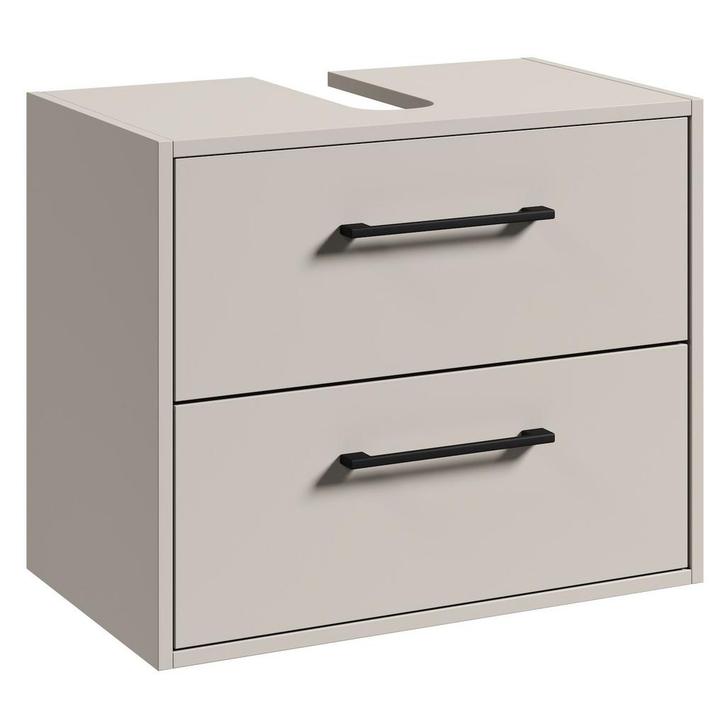 Wastafel Onderkast Florence 60 x 35 x 47 cm - Cashmere, Huis en Inrichting, Badkamer | Badkamermeubels, Nieuw, Verzenden