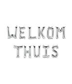 Zilveren Ballonnen Set Welkom Thuis 1,9m, Verzenden, Nieuw