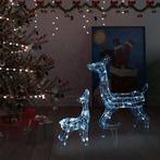 vidaXL Kerstversiering rendierfamilie 160 LEDs koudwit, Diversen, Verzenden, Nieuw