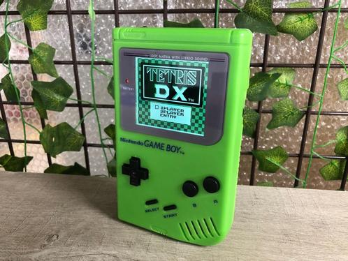 Gameboy Classic IPS Lime Edition, Consoles de jeu & Jeux vidéo, Consoles de jeu | Nintendo Game Boy, Envoi
