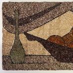 Gravel Pebble Mosaic Wall Art - Figuur - Glas, Hout,, Antiek en Kunst