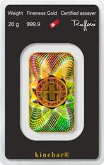 20 gram - Goud .999 - Argor-Heraeus Kinebar, Switzerland -, Postzegels en Munten, Edelmetalen en Baren