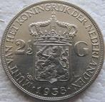 Nederland. Wilhelmina (1890-1948). 2 1/2 Gulden 1938b Grof