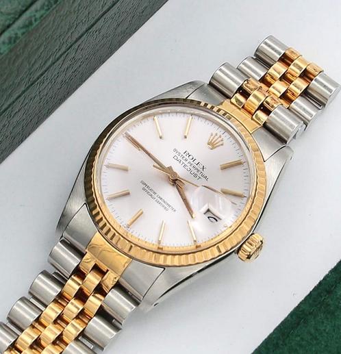 Rolex Datejust 36 16013 uit 1980, Handtassen en Accessoires, Horloges | Antiek, Verzenden