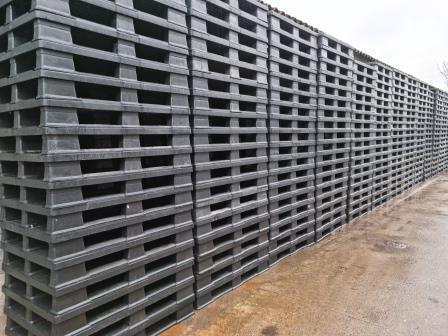 Kunststof pallets voor ibc van 600 L ( IN PROMOTIE ) Tonnen, Tuin en Terras, Regentonnen, Zo goed als nieuw, Kunststof, Ophalen