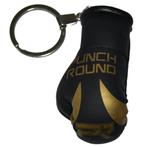 PunchR™ Punch Round Bokshandschoen Sleutelhanger Zwart Goud, Sport en Fitness, Boksen, Verzenden, Nieuw, Overige