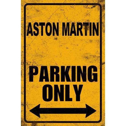 Wandbord reclamebord schild Aston Martin parking bord., Verzamelen, Retro, Huis en Inrichting, Verzenden
