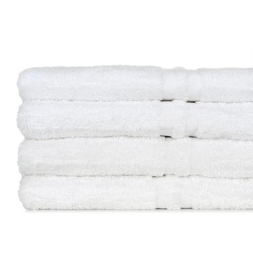 Handdoek Wit 50x100cm 500 gr/m2 - Treb Bed & Bath, Huis en Inrichting, Keuken | Textiel, Theedoek of Handdoek, Overige kleuren