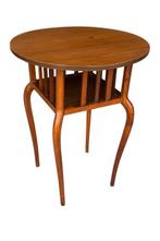 Bijzettafel - Hout - Tafeltje met magazinehouder