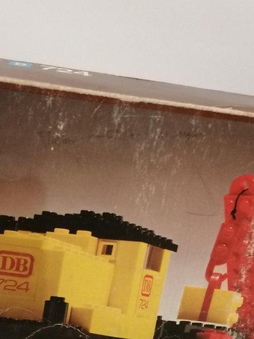 Lego - lego trein 724 12V Diesel Locomotive with Crane and, Kinderen en Baby's, Speelgoed | Duplo en Lego