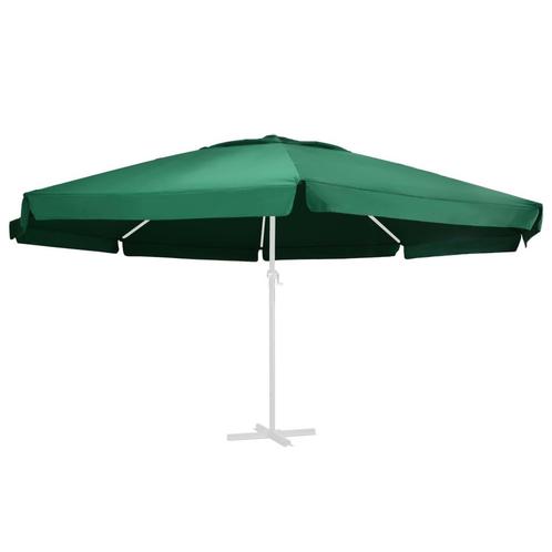 vidaXL Vervangingsdoek voor parasol 600 cm groen, Jardin & Terrasse, Parasols, Envoi