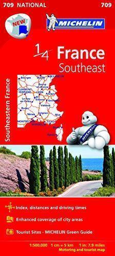 Southeastern France - Michelin National Map 709: Map, Livres, Livres Autre, Envoi