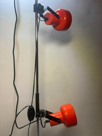 Lampe - Lampadaire vintage – design rétro avec double