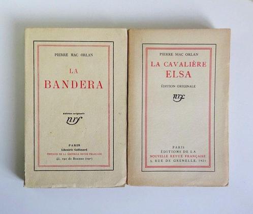 Pierre Mac Orlan - La Bandera - La Cavalière Elsa [EO sur, Antiek en Kunst, Antiek | Boeken en Manuscripten