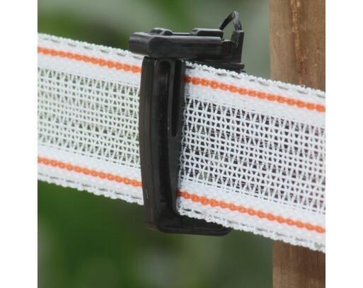 Koltec VERSTERKT 40MM LINT WIT 200mtr, Dieren en Toebehoren, Stalling en Weidegang