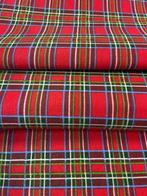 Exclusieve Schotse tartan stof rode achtergrond zonder