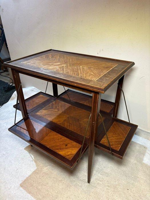 Kast - Art Deco Theekast met Geometrisch Design - Hout, Antiek en Kunst, Kunst | Designobjecten