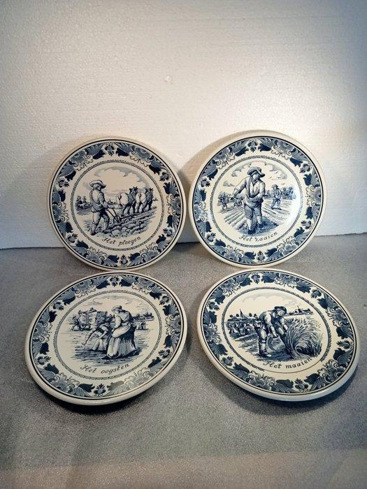 Goedewaagen - Bord (4) - Aardewerk, Antiquités & Art, Antiquités | Verre & Cristal