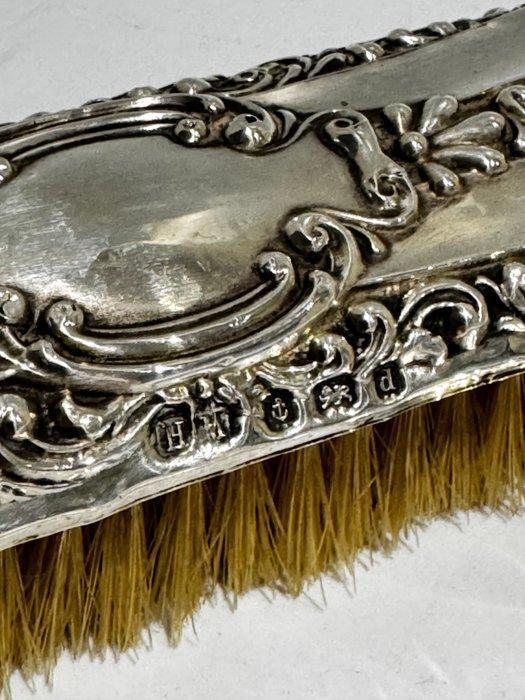 Antique Silver Hand Mirror & Clothes Brush Set – Hallmarked,, Antiek en Kunst, Antiek | Zilver en Goud