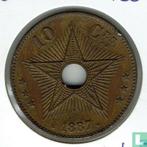 Kongo-Vrijstaat 10 centimes 1887, Postzegels en Munten, Munten | Afrika, Verzenden, Losse munt