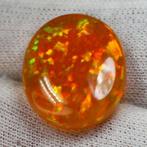 [Zeldzaam patroon] Kleurenspel Oranje Opaal - 11.04 ct