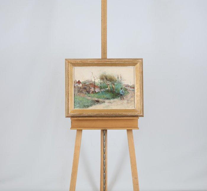 Willem Hendrik van der Nat (1864–1929) - Wandeling naast, Antiek en Kunst, Kunst | Schilderijen | Klassiek