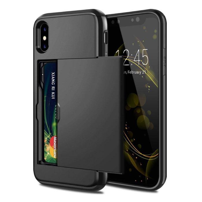 iPhone XS Max  - Wallet Card Slot Cover Case Hoesje Business, Telecommunicatie, Mobiele telefoons | Hoesjes en Screenprotectors | Apple iPhone