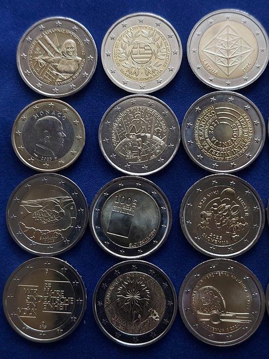 Europa. 1 Euro / 2 Euro 2016/2025 (20 moedas) (Zonder, Postzegels en Munten, Munten | Europa | Euromunten