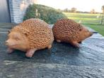 Beeld, set of 2 metal hedgehogs - 10 cm - Gietijzer, Antiek en Kunst