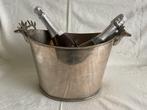 Champagne koeler - Zilveren champagne- wijnkoeler met, Nieuw