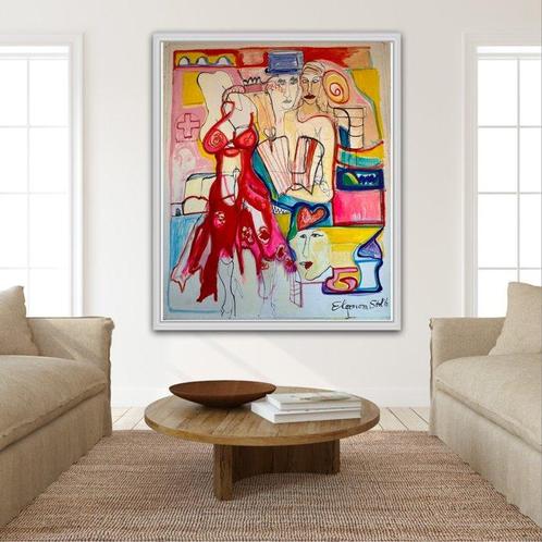 Eleonora Stol - Temptation, Antiek en Kunst, Kunst | Schilderijen | Modern