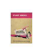1961 FIAT 1800 INSTRUCTIEBOEKJE DUITS