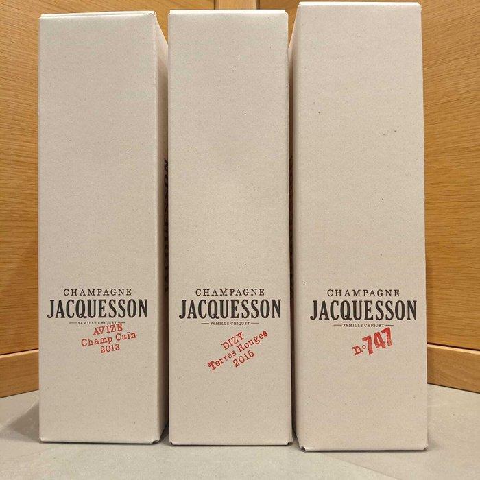 Jacquesson, Disy terre reouge 2015, champ cain 2013 , 747 -, Verzamelen, Wijnen