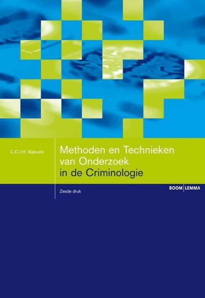 Methoden en technieken van onderzoek in de criminologie /, Boeken, Wetenschap, Zo goed als nieuw, Verzenden