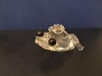 Swarovski - Figurine - Kikker met zwarte ogen - Cristal