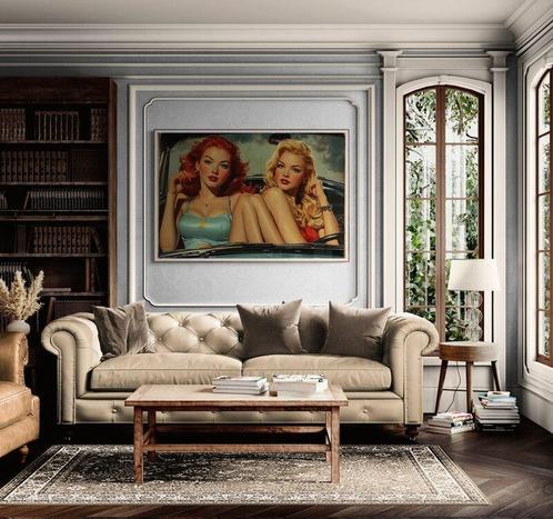 I_KONIQ (1969) - Vintage pinup girl 2, Huis en Inrichting, Overige Huis en Inrichting
