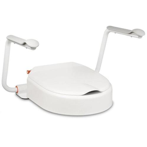 Hi Loo toiletverhoger vast met armleuning, Diversen, Verpleegmiddelen, Verzenden