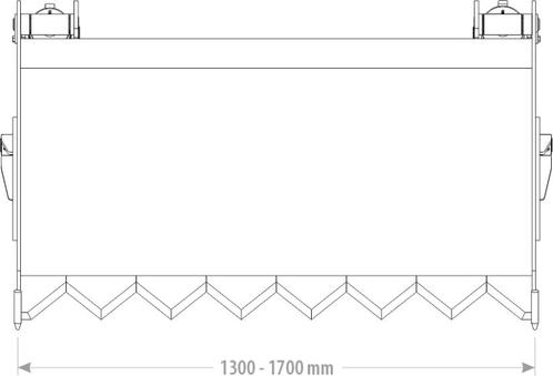 Balenknipper met bak 1.30- 1.70 m, Articles professionnels, Agriculture | Outils, Envoi