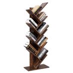 Boekenrek - Industriële Stijl - Boomvormig - Donkerbruin, Ophalen of Verzenden, Nieuw, Modern